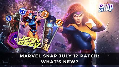 Marvel Snaps July 2024 season includes dates for。